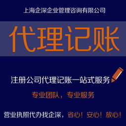 青浦区代理记账代理,青浦财税资深会计 企深